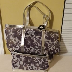 RETIRED VERA  BRADLEY MESH TOTE PURSE BAG SET